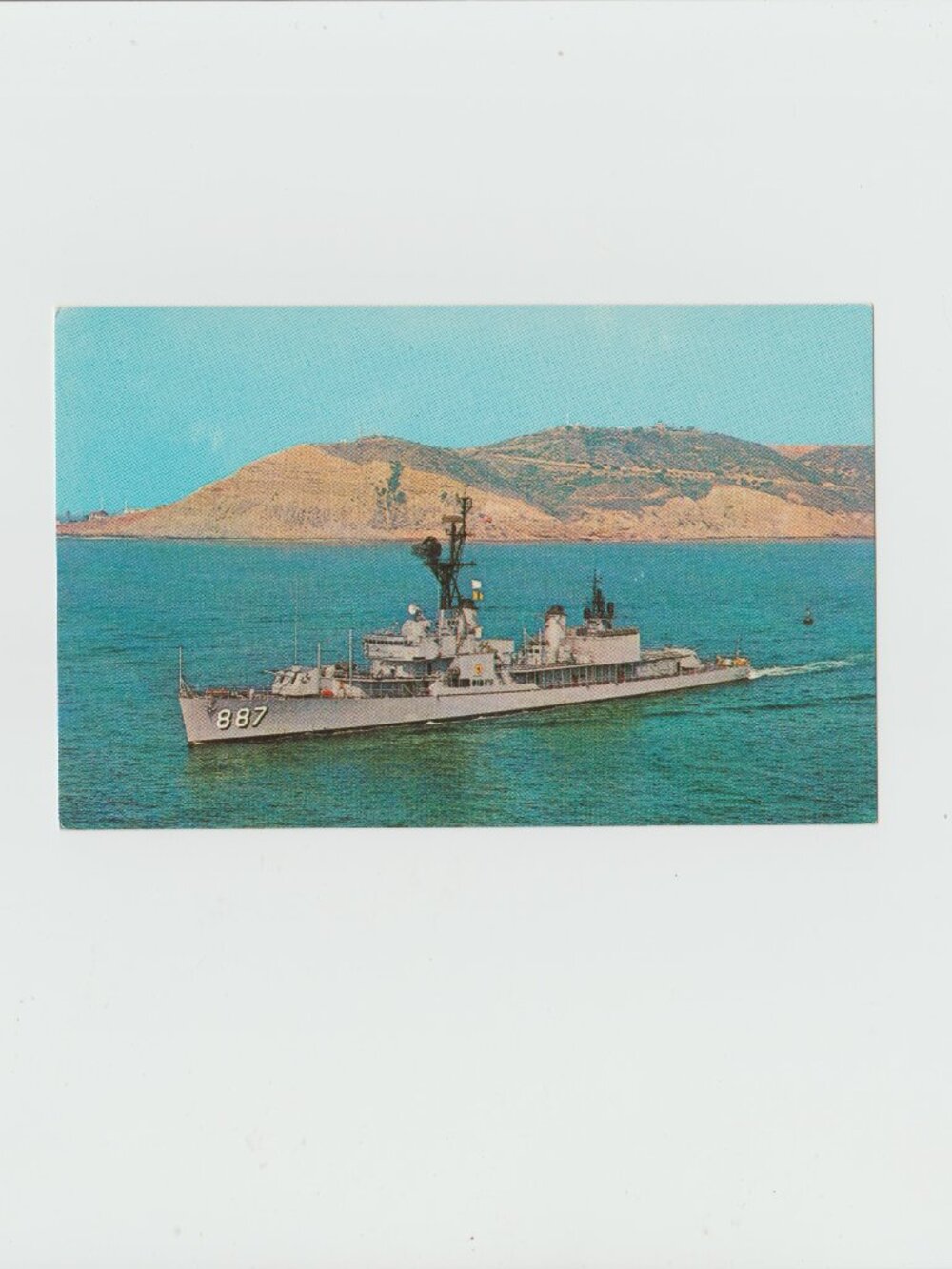 U.S.S. Brinkley Bass ( DD - 887) Postcard